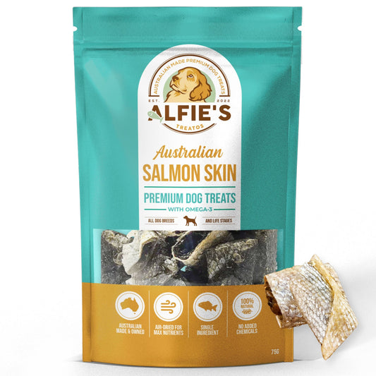 Australian Salmon Skin Dog Treats