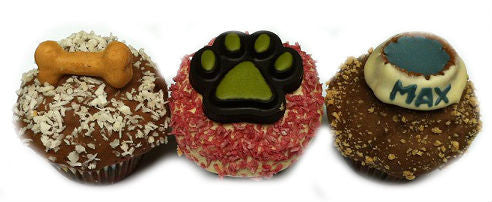 Birthday Mini Pupcakes With Decorations